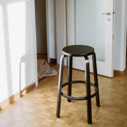 Artek 64 Barhocker Gestell lackiert 75cm| Barhocker