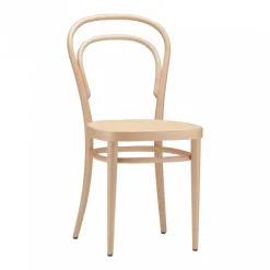 Stühle^Thonet 214 Bugholzstuhl mit Rohrgeflecht