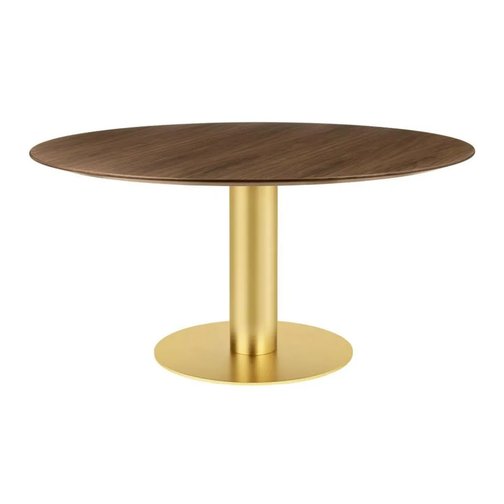 Gubi 2.0 Dining Table Gestell Messing Ø150cm| Tische