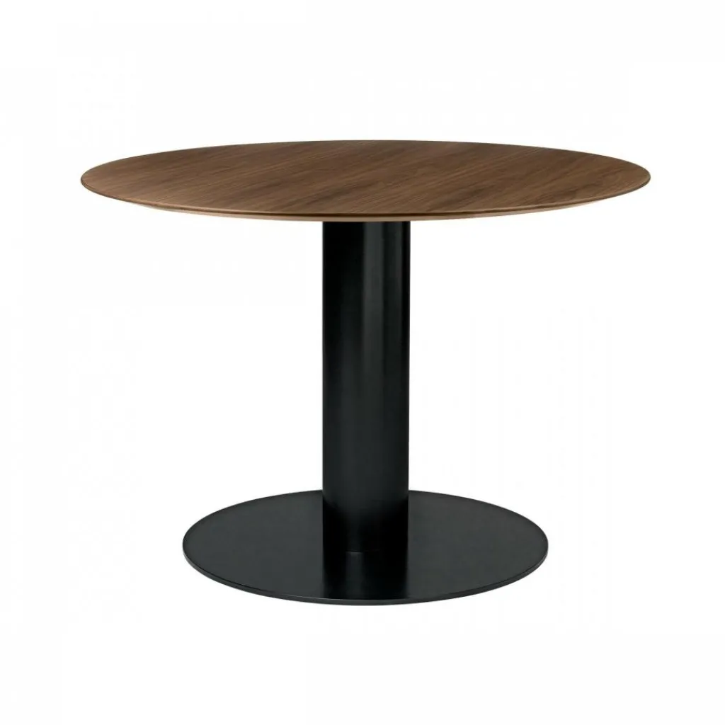 Gubi 2.0 Dining Table Gestell schwarz Ø110cm| Tische|Esstische