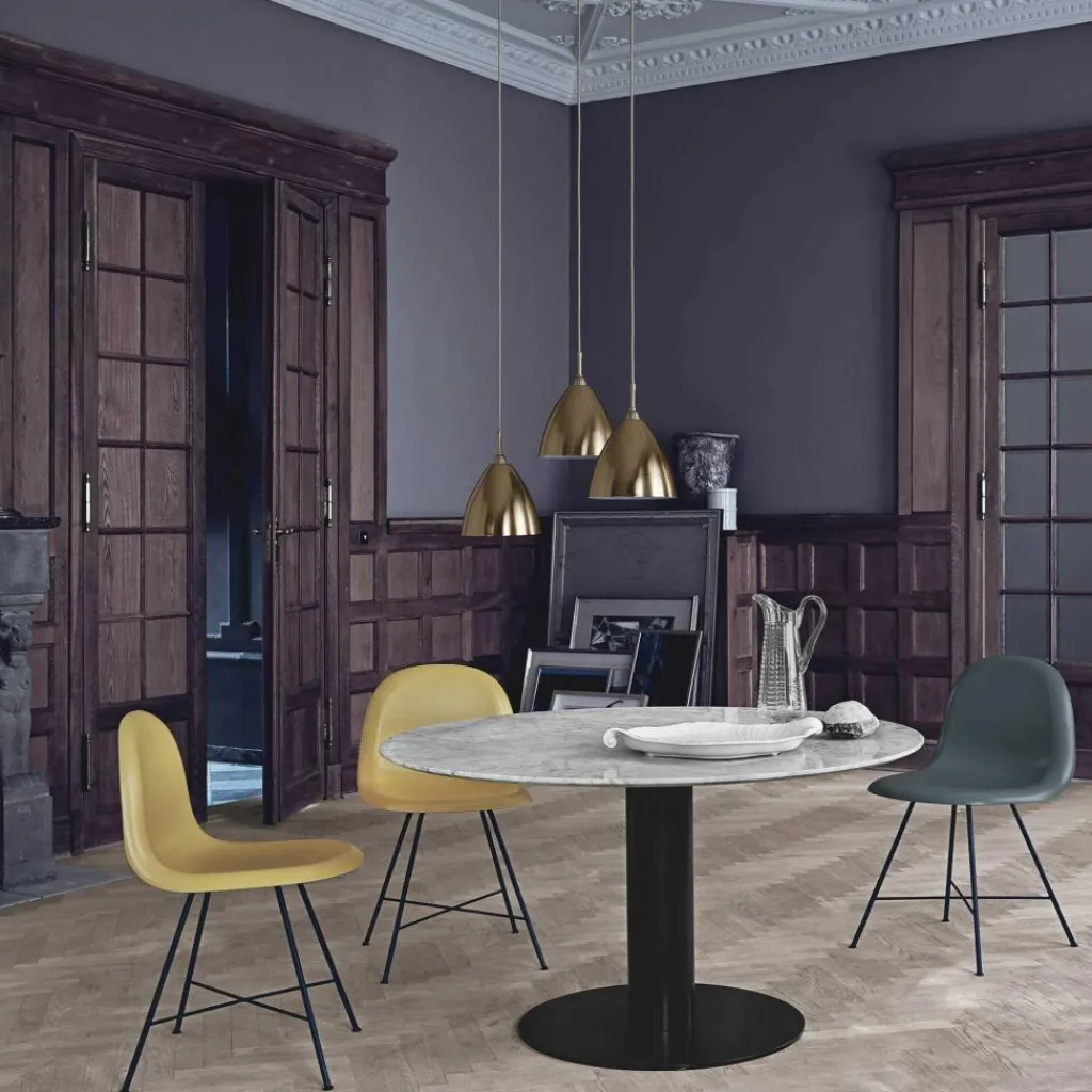 Gubi 2.0 Dining Table Gestell schwarz Ø110cm| Tische|Esstische