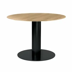 Gubi 2.0 Dining Table Gestell schwarz Ø110cm| Tische|Esstische