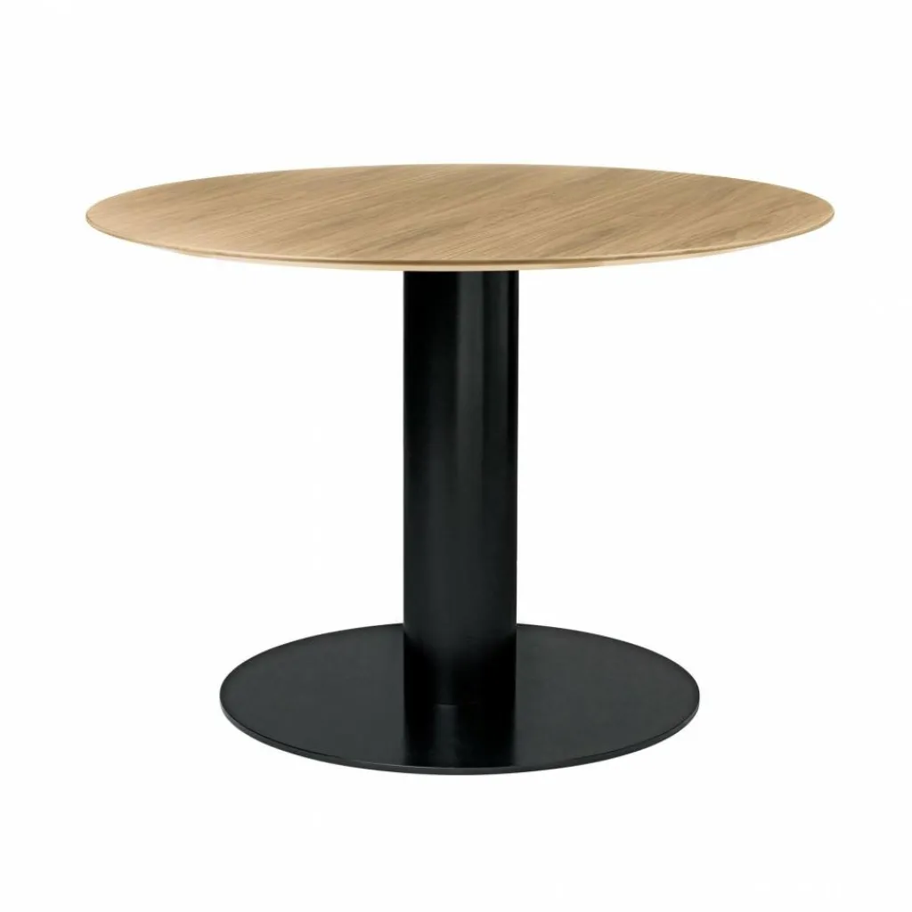 Gubi 2.0 Dining Table Gestell schwarz Ø110cm| Tische|Esstische