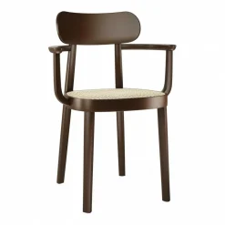 Stühle^Thonet 118 F Armlehnstuhl mit Rohrgeflecht