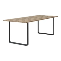 Gartentische^Muuto 70/70 Gartenesstisch L 225cm