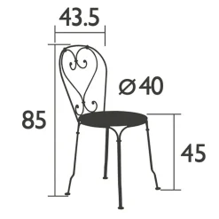 Fermob 1900 Gartenstuhl| Stühle|Gartenstühle
