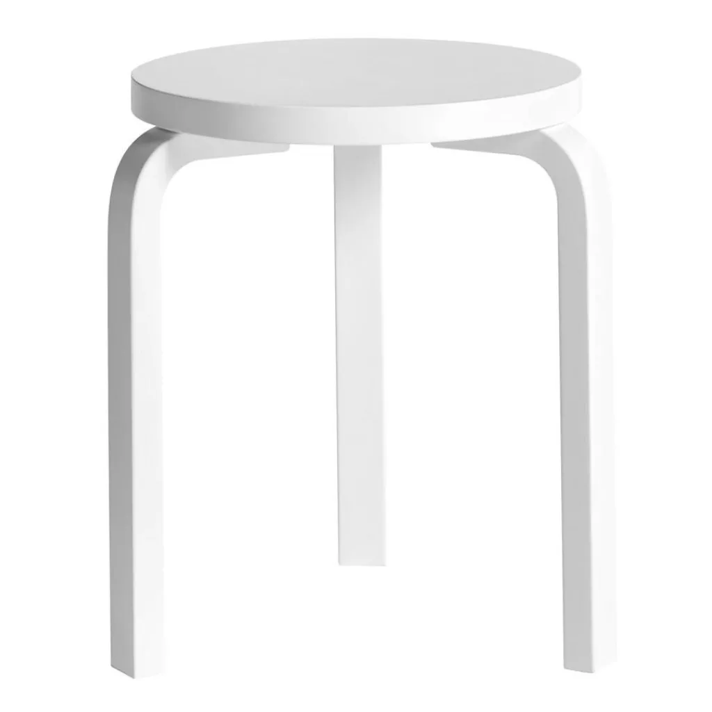 Hocker^Artek 60 Hocker Gestell lackiert