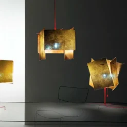 Pendelleuchten^Ingo Maurer 24 Karat Blau Pendelleuchte