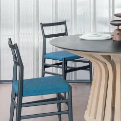 Cassina 646 Leggera Stuhl mit Sitzpolster| Stühle