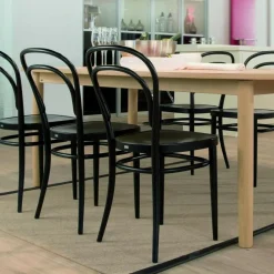 Stühle^Thonet 214 M Bugholzstuhl mit Muldensitz