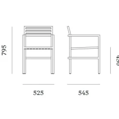 Stühle|Gartenstühle^Nine 19 Outdoors Armlehnstuhl