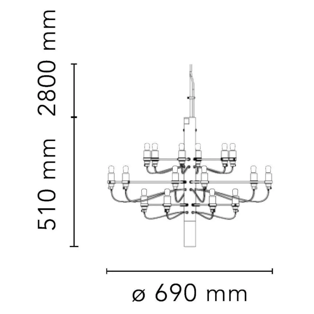 Kronleuchter^Flos 2097/18 Pendelleuchte