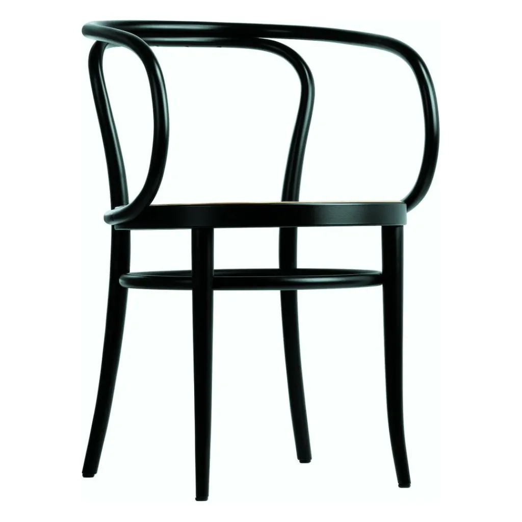 Thonet 209 R Bugholz-Armlehnstuhl mit Rohrgeflecht| Stühle