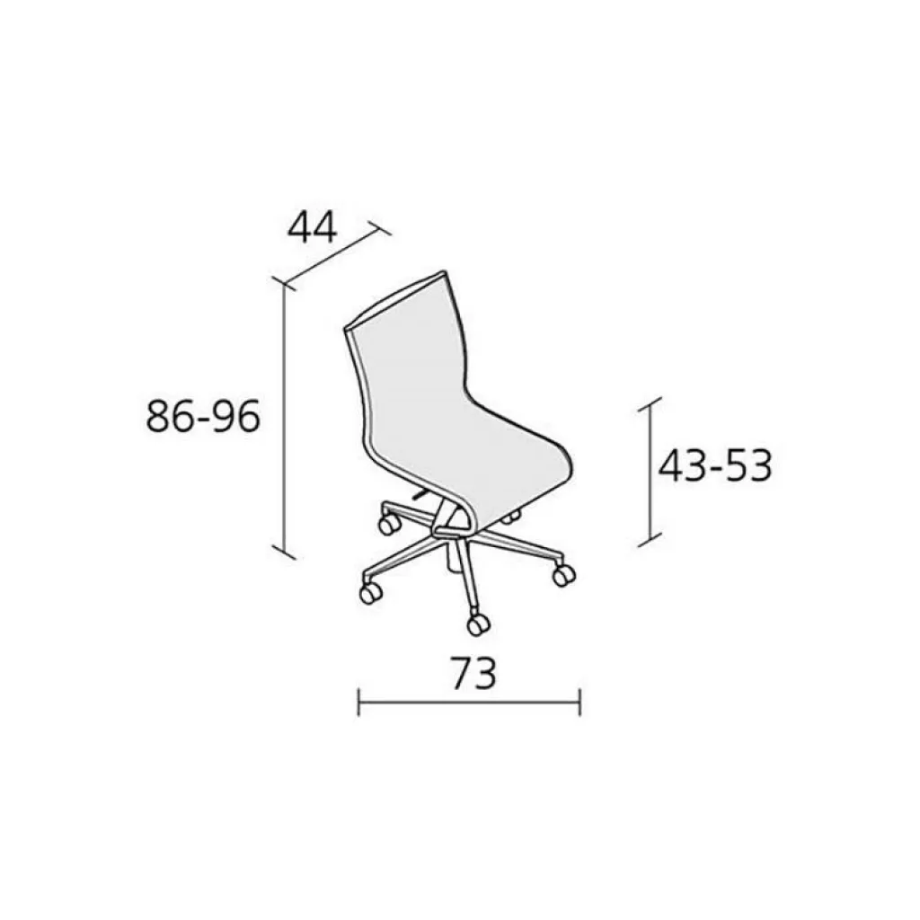 Bürostühle^Alias 432 Rollingframe Drehstuhl Höhenverstellbar