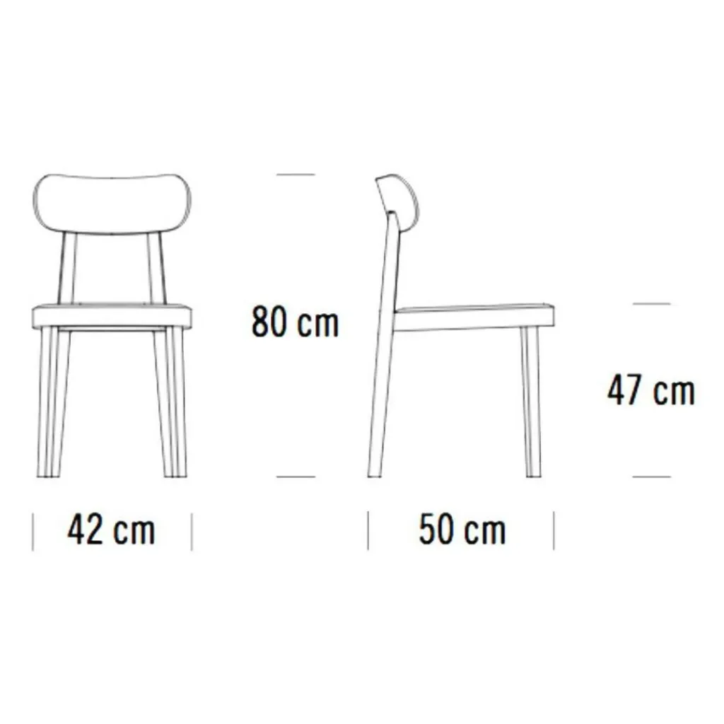 Thonet 118 SP Stuhl Sitz mit Spiegelpolsterung| Stühle