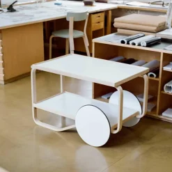 Artek 901 Teewagen Gestell Birke| Servierwagen