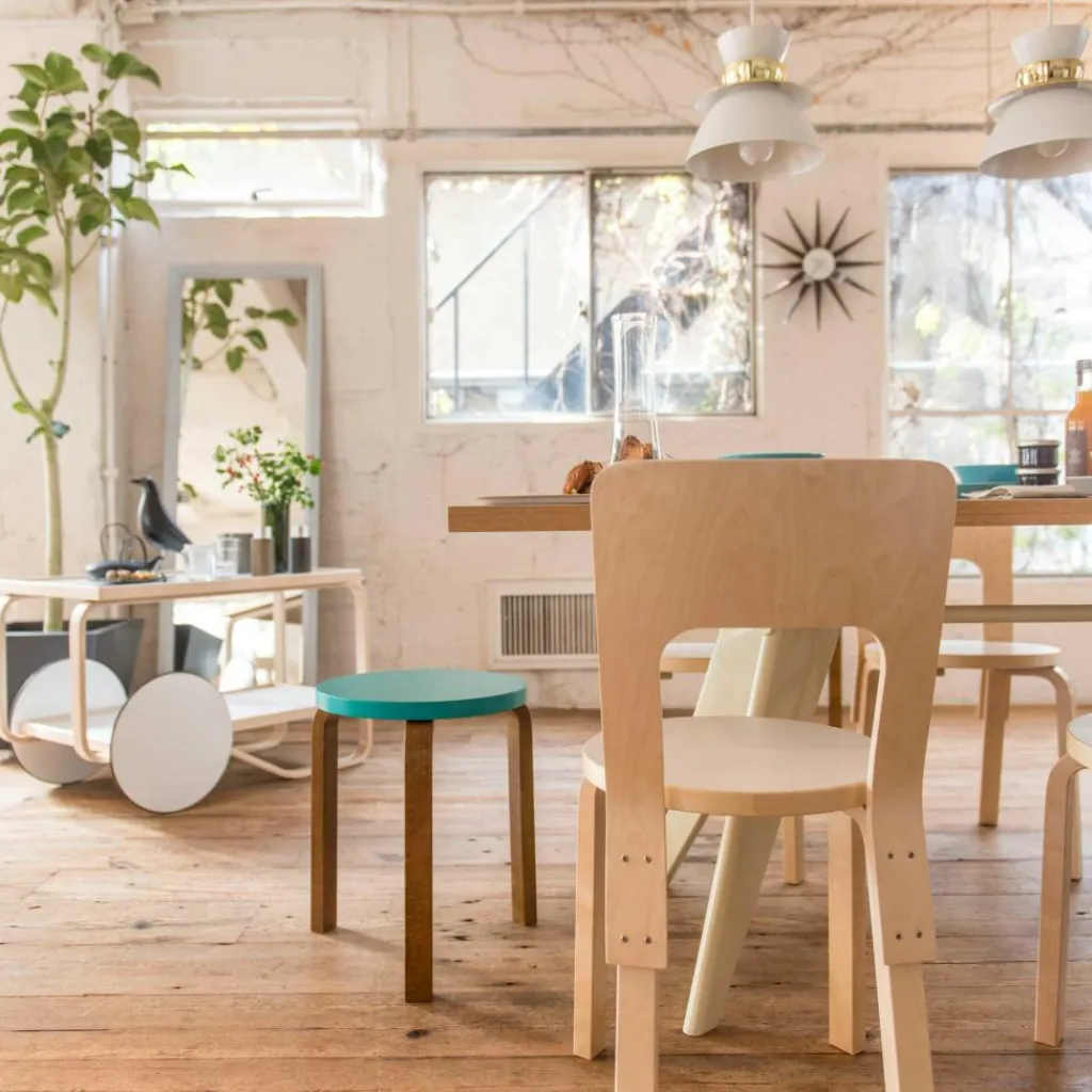 Artek 901 Teewagen Gestell Birke| Servierwagen