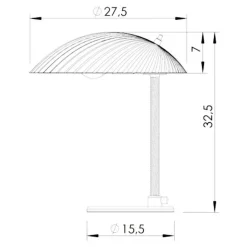 Tischleuchten|Nachttischleuchten^Gubi 5321 Tischleuchte