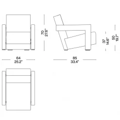 Cassina 637 Utrecht Ledersessel| Sessel