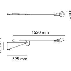 Wandleuchten^Flos 265 Wandleuchte S