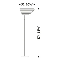 Artek A805 Angel Wing Stehleuchte| Stehleuchten