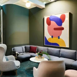 Beistelltische^Fritz Hansen A222 Couchtisch