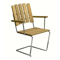 Grythyttan A2 Gartenarmlehnstuhl Eiche| Gartenstühle