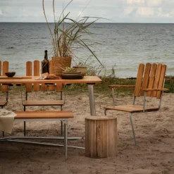 Gartenstühle^Grythyttan A2 Gartenarmlehnstuhl Teak