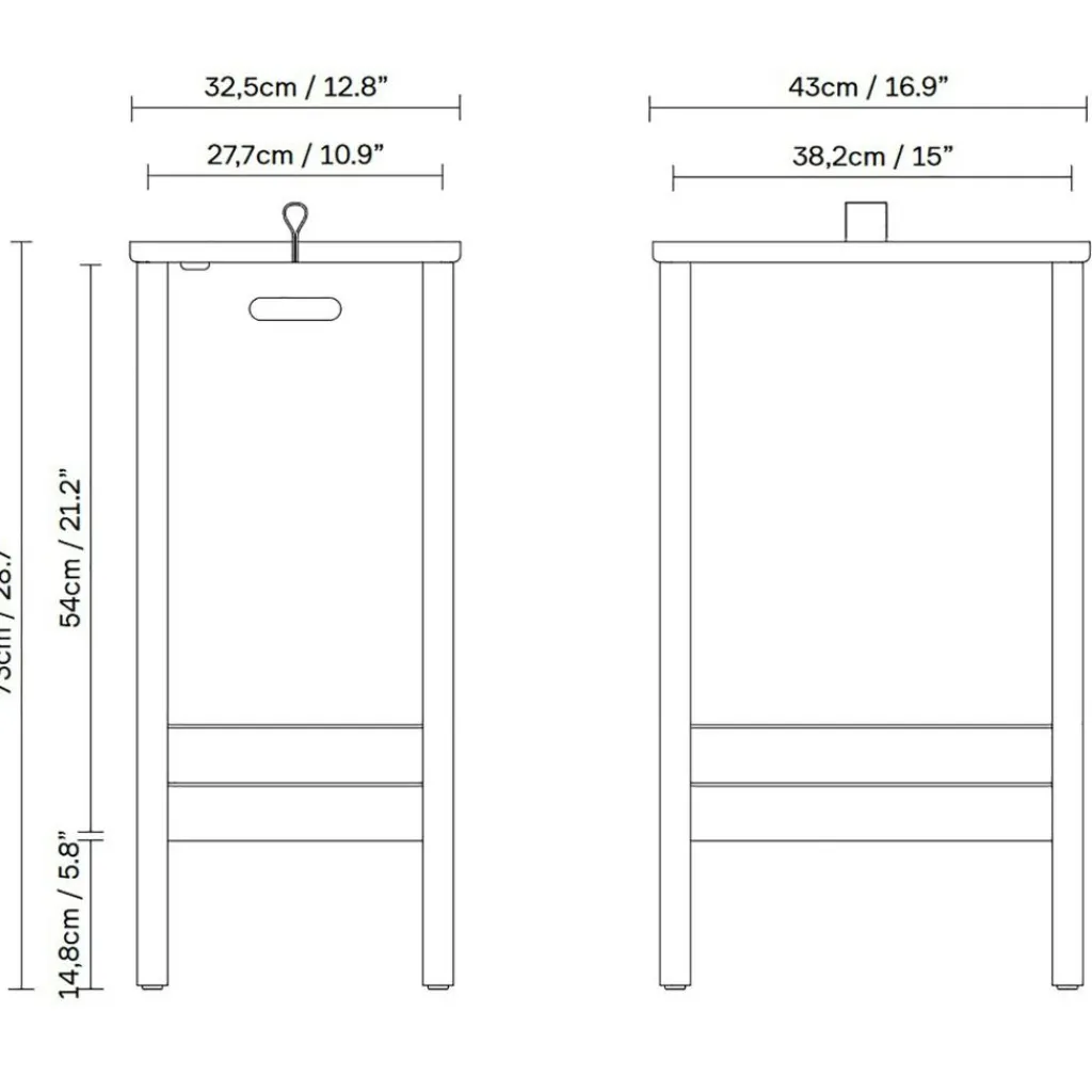 Form & Refine A Line Wäschekasten| Wäschekörbe|Wäschekörbe