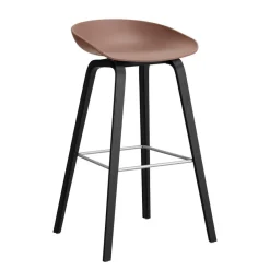 Barhocker^HAY AAS 32 2.0 Barhocker hoch Eiche schwarz lackiert