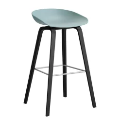 Barhocker^HAY AAS 32 2.0 Barhocker hoch Eiche schwarz lackiert