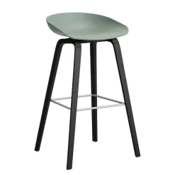 Barhocker^HAY AAS 32 2.0 Barhocker hoch Eiche schwarz lackiert