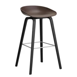 Barhocker^HAY AAS 32 2.0 Barhocker hoch Eiche schwarz lackiert