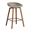 Barhocker^HAY AAS 32 2.0 Barhocker niedrig Walnuss lackiert