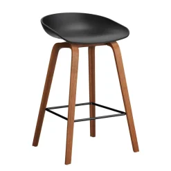 Barhocker^HAY AAS 32 2.0 Barhocker niedrig Walnuss lackiert