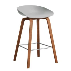 Barhocker^HAY AAS 32 2.0 Barhocker niedrig Walnuss lackiert