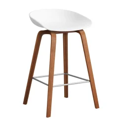 Barhocker^HAY AAS 32 2.0 Barhocker niedrig Walnuss lackiert