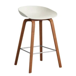 Barhocker^HAY AAS 32 2.0 Barhocker niedrig Walnuss lackiert