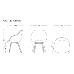 HAY About a Chair 123 Armlehnstuhl| Stühle