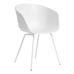 HAY About a Chair AAC 26 2.0 Armlehnstuhl Gestell Stahl weiß| Stühle