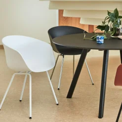 HAY About a Chair AAC 26 2.0 Armlehnstuhl Gestell Stahl weiß| Stühle