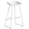 Barhocker^HAY About a Stool AAS 38 2.0 Barhocker hoch Gestell weiß