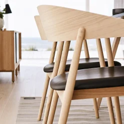 Stühle^Andersen Furniture AC2 Armlehnstuhl Leder Gestell Eiche