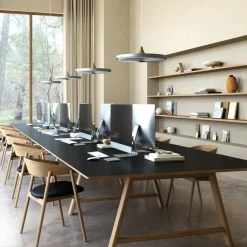 Andersen Furniture AC2 Armlehnstuhl PU-Leder Gestell Eiche| Stühle