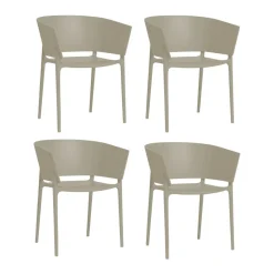 Gartenstühle^Vondom Africa Armlehnstuhl 4er Set