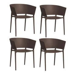 Gartenstühle^Vondom Africa Armlehnstuhl 4er Set