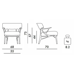 Sessel^Kartell A.I. Lounge Chair