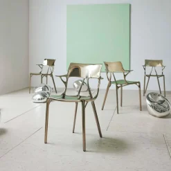 Stühle^Kartell AI Metal Armlehnstuhl