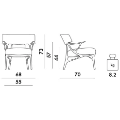 Kartell A.I. Outdoor Lounge Chair| Outdoor-Sofas & Sessel
