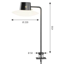 Louis Poulsen AJ Oxford Tischleuchte mit Pin| Tischleuchten|Nachttischleuchten